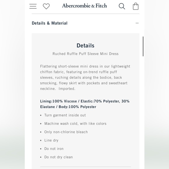 Ruched Ruffle Puff Sleeve Mini Dress - Picture 3 of 3